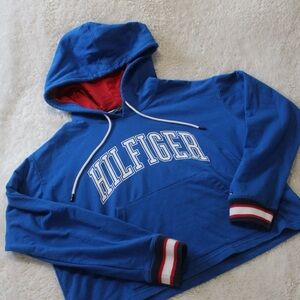 Tommy Hilfiger Royal Blue Pullover with Red and White Details